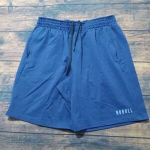 Nobull Men's Gym Workout Shorts Size Large Blue